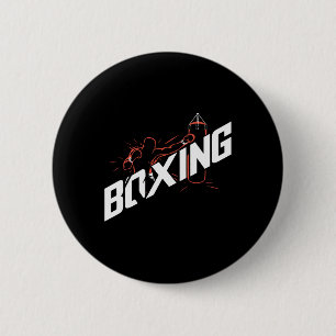 Boxen Boxschlag Byg Boxen Kickboxen Boxfan Button