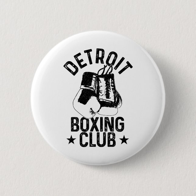Boxen Detroit Martial Arts Boxer 1 Button (Vorderseite)