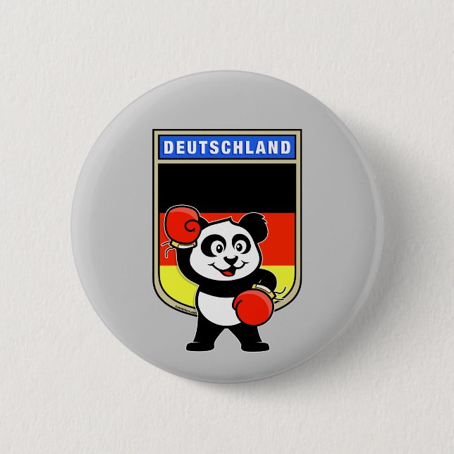 Boxen Deutschland Panda Button (Vorderseite)