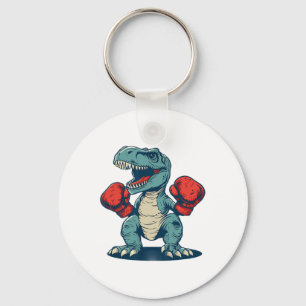 Boxen Dinosaur Boxer Dino Kickboxen T-Rex Boxen Schlüsselanhänger