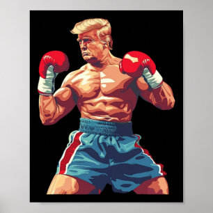 Boxen Donald Trump - Muskelkämpfe um Rett am Poster