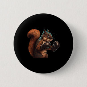 Boxen-Eichhörnchen Boxer Boxhandschuhe Kickboxing- Button