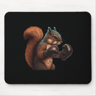Boxen-Eichhörnchen Boxer Boxhandschuhe Kickboxing- Mousepad