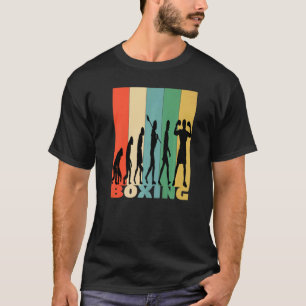 Boxen-Evolution Vintag für Boxer- und Faustkampf T-Shirt