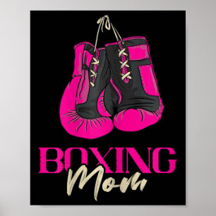 Boxen für Frauen Mutter Boxer Boxhandschuhe Kickbo Poster