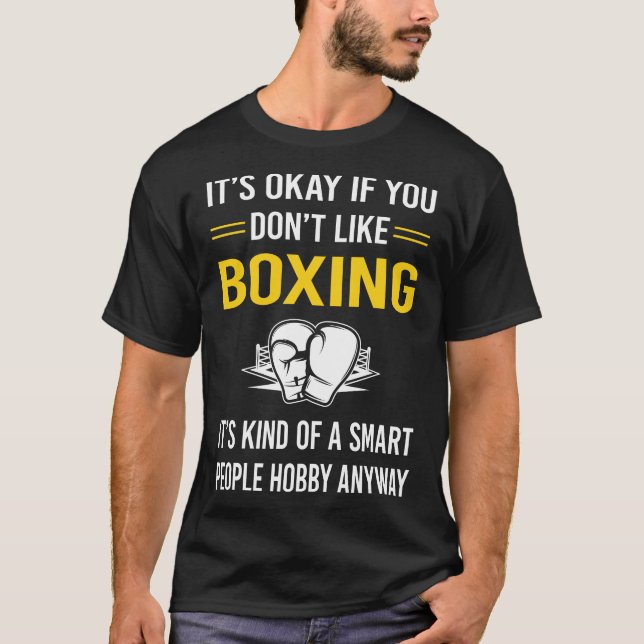 Boxen für intelligente Leute T-Shirt (Vorderseite)