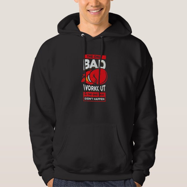 Boxen für Kickboxer Hoodie (Vorderseite)