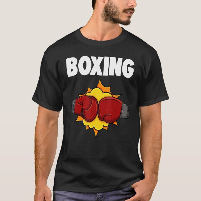 Boxen Ganztagsfrauen Boxhandschuh-Liebe T-Shirt (Vorderseite)