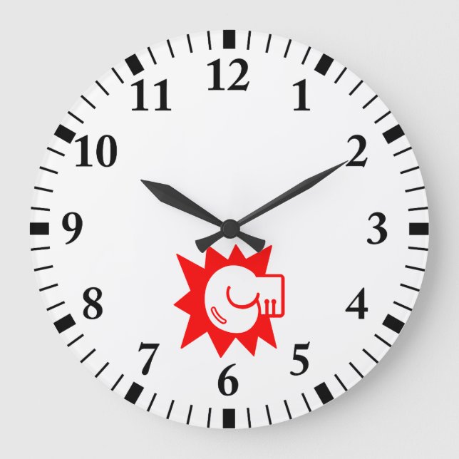 Boxen Große Wanduhr (Vorderseite)
