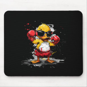 Boxen Gummiente Boxhandschuhe Kickboxen Lustig Mousepad