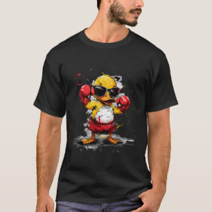 Boxen Gummiente Boxhandschuhe Kickboxen Lustig  T-Shirt