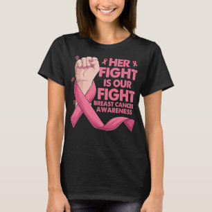 Boxen Hand ihren Kampf ist unser Kampf gegen Brust T-Shirt
