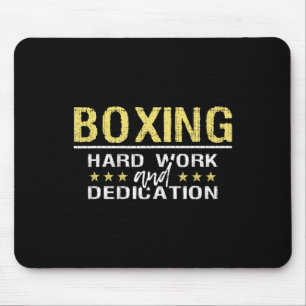 Boxen Hartes Training Und Hingabe - Kickboxen Fitn Mousepad