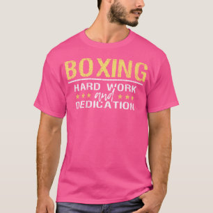 Boxen Hartes Training Und Hingabe Kickboxen Fitnes T-Shirt