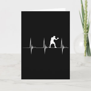 Boxen Herzschlag Ekg Puls Boxer Boxhandschuhe Kic Karte
