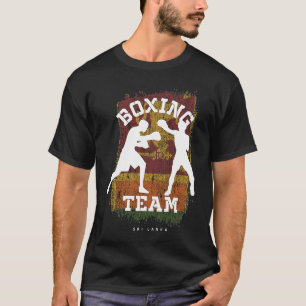 Boxen in Sri Lanka Kampf Sportkämpfe Boxen T-Shirt