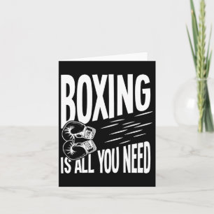 Boxen ist alles, was Sie brauchen Karte