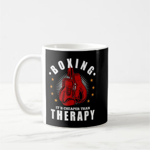 Boxen ist günstigere Therapie Boxhandschuhe Gesche Kaffeetasse