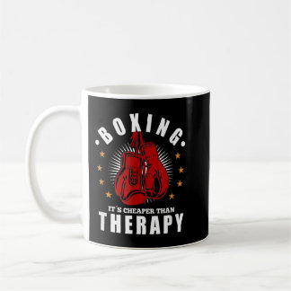Boxen ist günstigere Therapie Boxhandschuhe Gesche Kaffeetasse