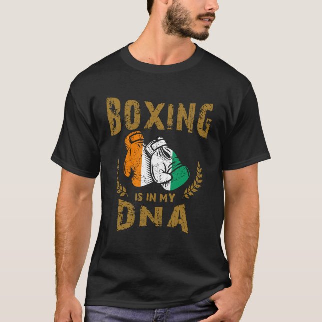 Boxen ist in meinem D N A Cote d Ivoire Flaggen Bo T-Shirt (Vorderseite)