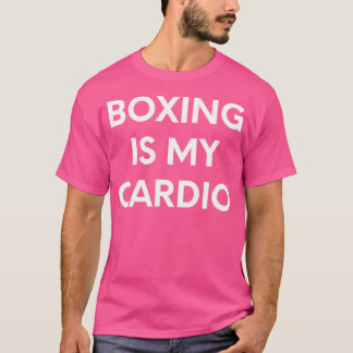 Boxen ist mein Cardio - Funny Boxer T-Shirt