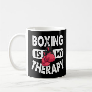 Boxen ist mein therapeutisches Boxziffer Gym Fight Kaffeetasse