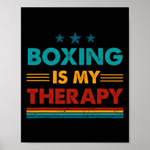 Boxen ist mein Therapiewitterboxen Poster