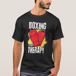Boxen ist meine Therapie Box Athlet T-Shirt
