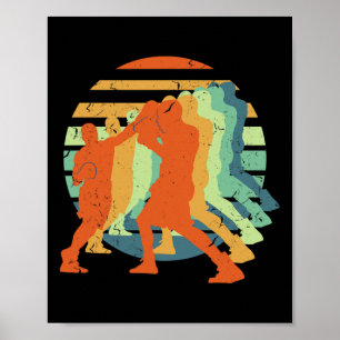 Boxen, Kickboxen, Muay Thai, Männer Jungen Comt Sp Poster