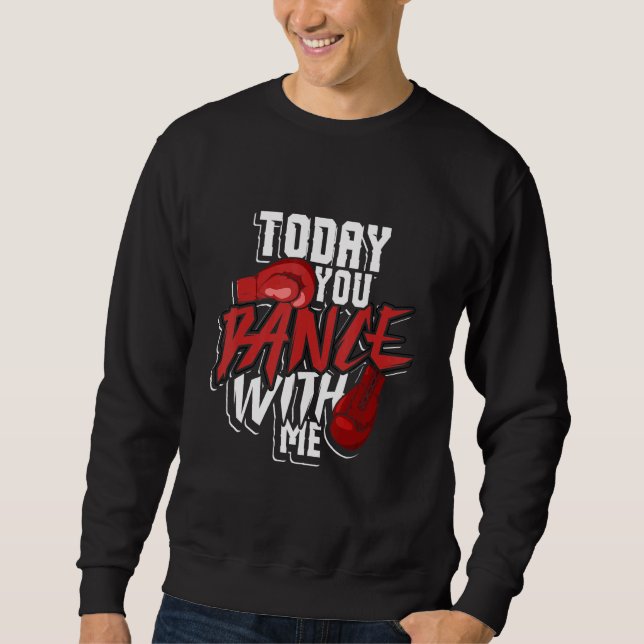 Boxen-Leinwand Sparring Match Coach 1 Sweatshirt (Vorderseite)