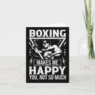 Boxen macht mich glücklich, nicht so sehr karte
