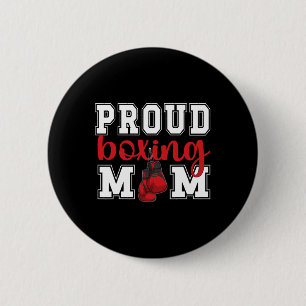 Boxen Mama stolz Boxen Mama Boxen Mutter Button