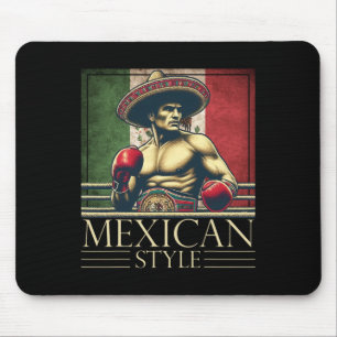 Boxen Mexiko mexikanischer Vintage-Style Boxen Fla Mousepad