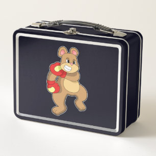Boxen mit Boxhandschuhen
