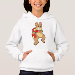 Boxen mit Boxhandschuhen Hoodie