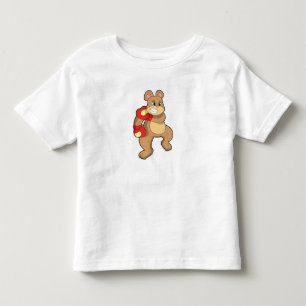 Boxen mit Boxhandschuhen Kleinkind T-shirt