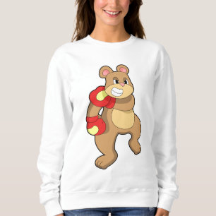 Boxen mit Boxhandschuhen Sweatshirt