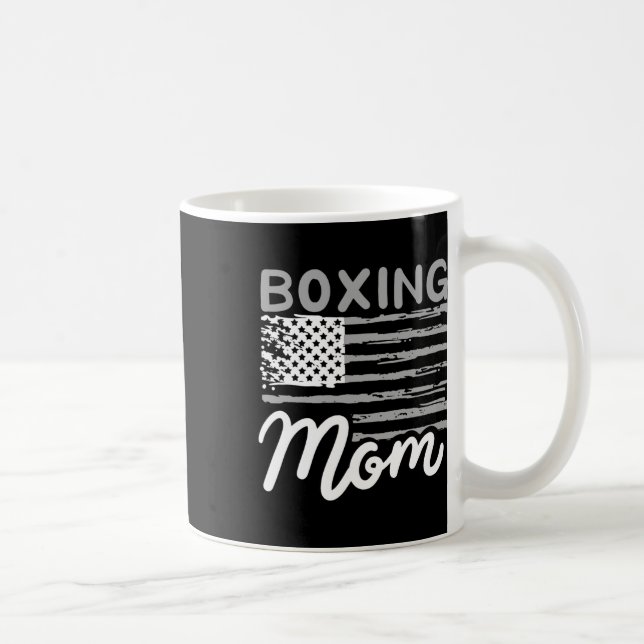 Boxen Mutter Boxen Mutter Kickboxen Mama Mutti Mam Kaffeetasse (Rechts)