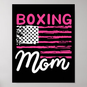 Boxen Mutter Boxen Mutter Kickboxen Mama Mutti Poster