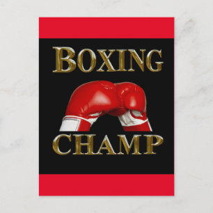 BOXEN POSTKARTE