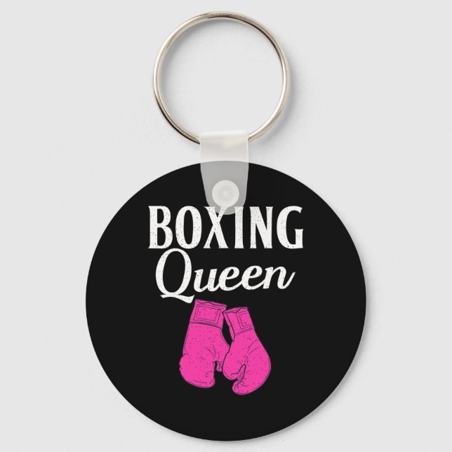 Boxen Queen Sport Fighting Boxer Schlüsselanhänger (Vorderseite)