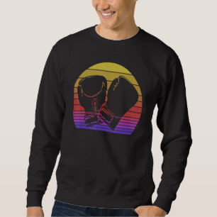 Boxen Retro den ganzen Tag Bae Frauen Boxen Sport Sweatshirt