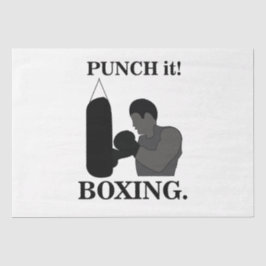 Boxen Sport Punch It Boxing Seidenpapier