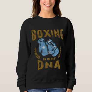 Boxen steckt in meiner D N A Mikronesien-Flagge Bo Sweatshirt