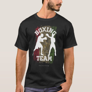 Boxen Tadschikistans Kampf Sportkämpfe Boxen T-Shirt