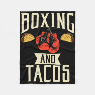 Boxen und Tacos - Taco Mexiko Food Liebe Fleecedecke
