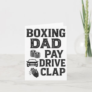Boxen Vater Pay Drive Clap Funny Vater Duties Vath Karte