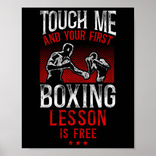 Boxen Vintage Touch Ich und Ihre erste Boxen wenig Poster