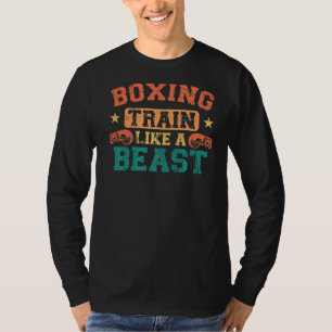 Boxen Vintager Boxbahn wie ein Biest T-Shirt