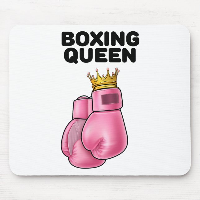 Boxen von Königinnen Frauen Boxermädchen Boxen 1 Mousepad (Vorne)